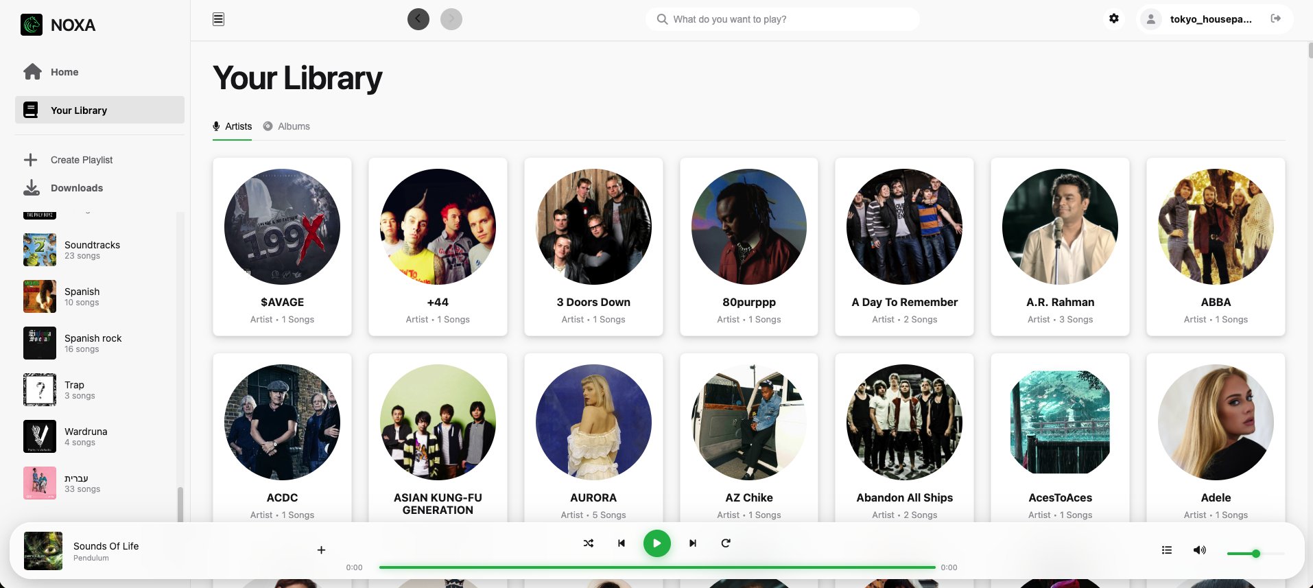 Noxa Music Library Light